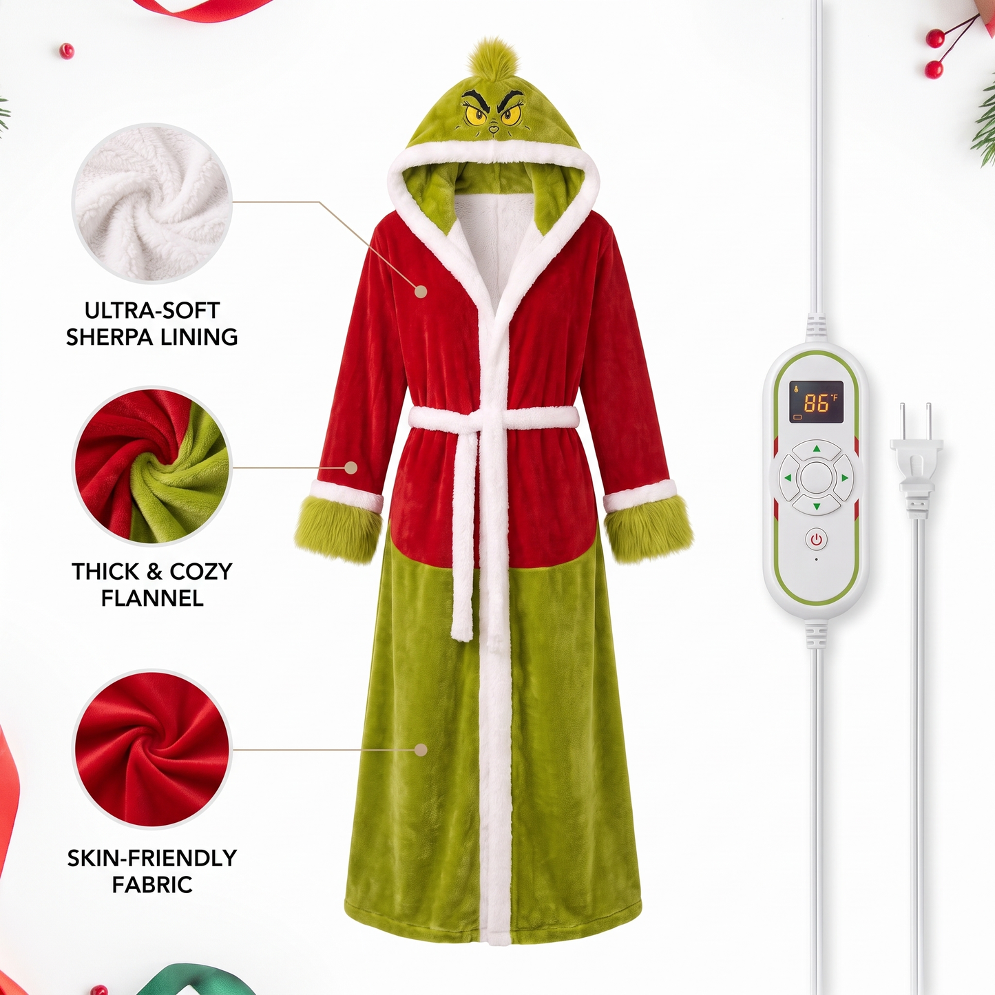 TheCozyGrump™ Heated Robe